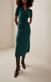 Gabriela Hearst Elvis Cashmere Silk Midi Shirt Dress at Moda Operandi